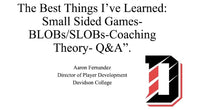 Thumbnail for Small Sided Games for Player Development