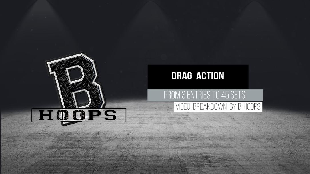 Basketball X`s and O`s - Drag Actions