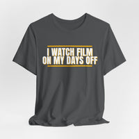 Thumbnail for I Watch Film On My Days Off — Basketball T-Shirt