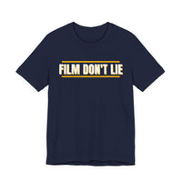 Thumbnail for Film Don't Lie (Navy / Gold) — Football T-Shirt