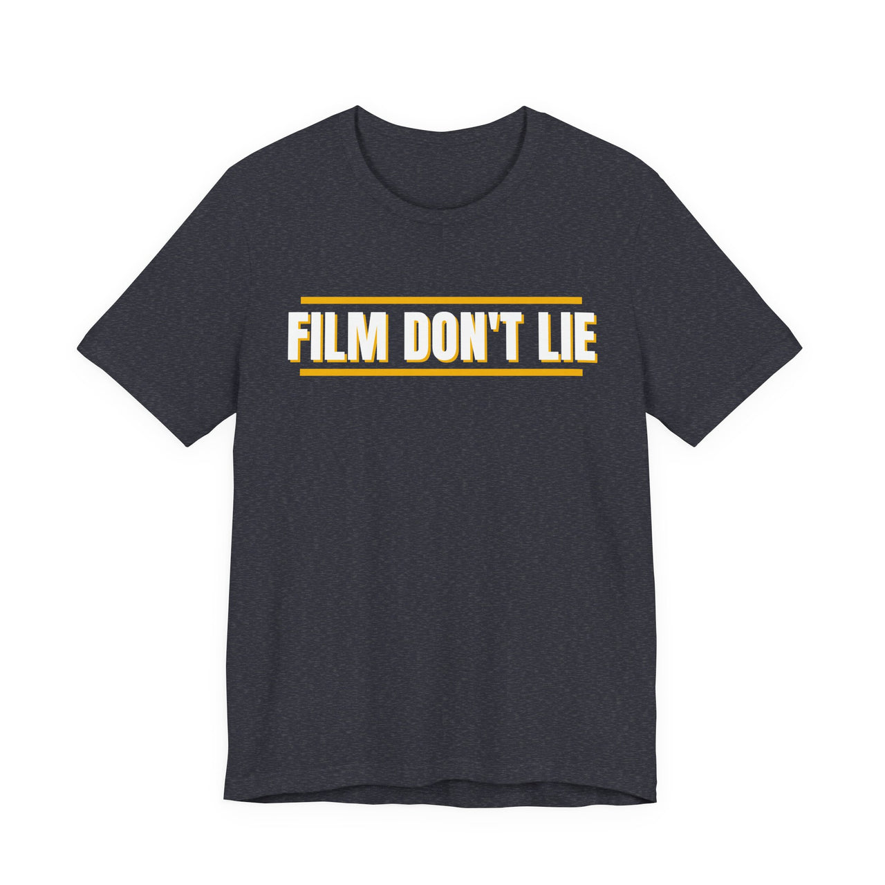 Film Don't Lie (Navy / Gold) — Football T-Shirt