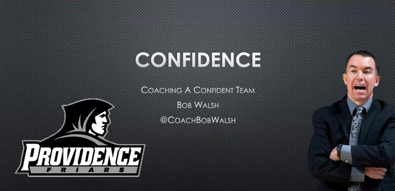 Coaching A Confident Team