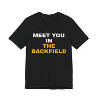 Thumbnail for Meet You In The Backfield — Football T-Shirt