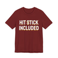 Thumbnail for Hit Stick Included — Football T-Shirt