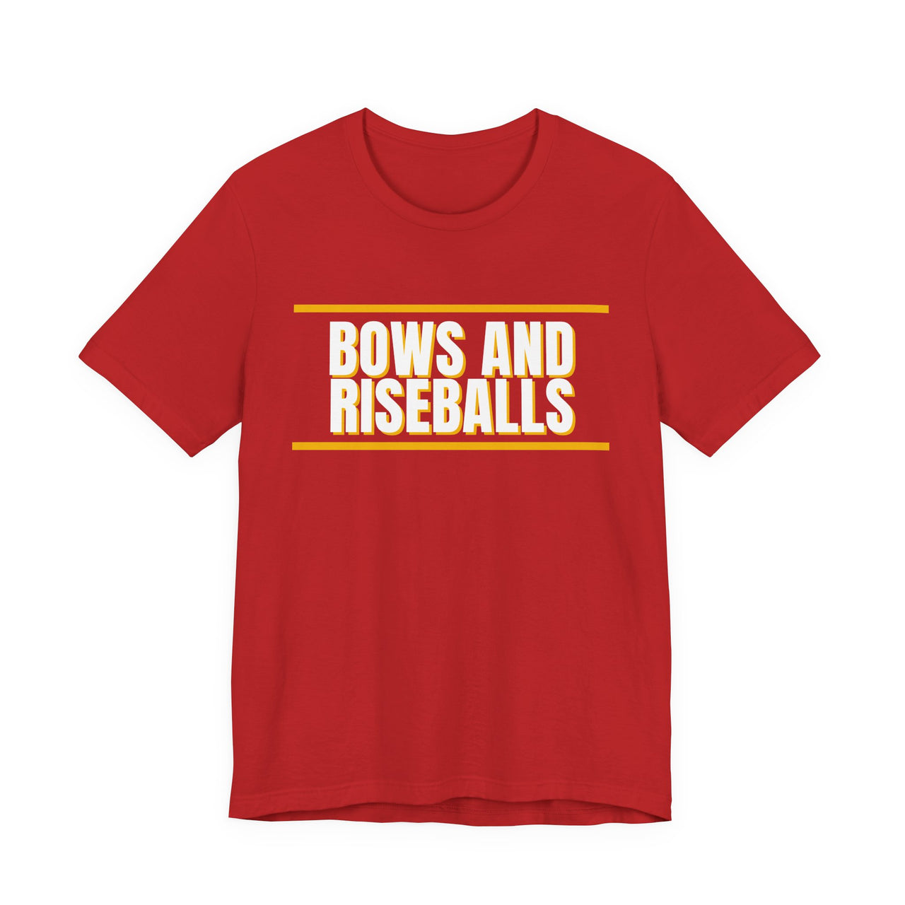 Bows And Riseballs — Softball T-Shirt