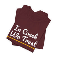 Thumbnail for In Coach We Trust — Football T-Shirt