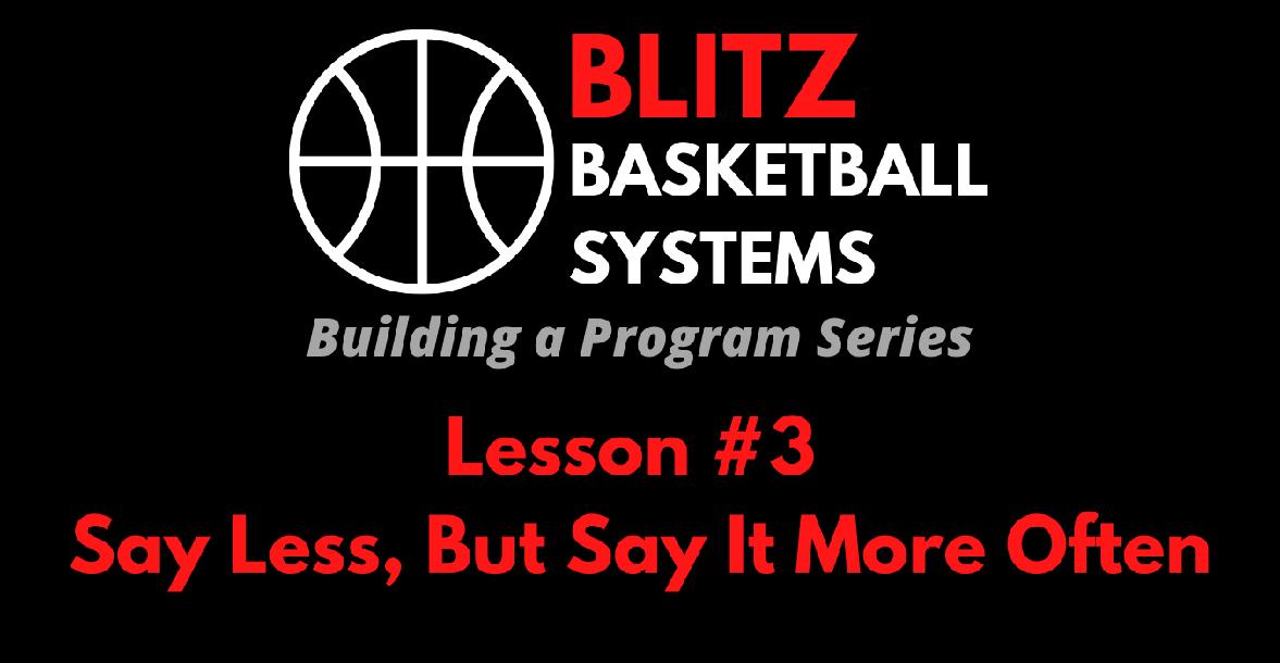 Building a Program Series: Say Less, But Say It More Often