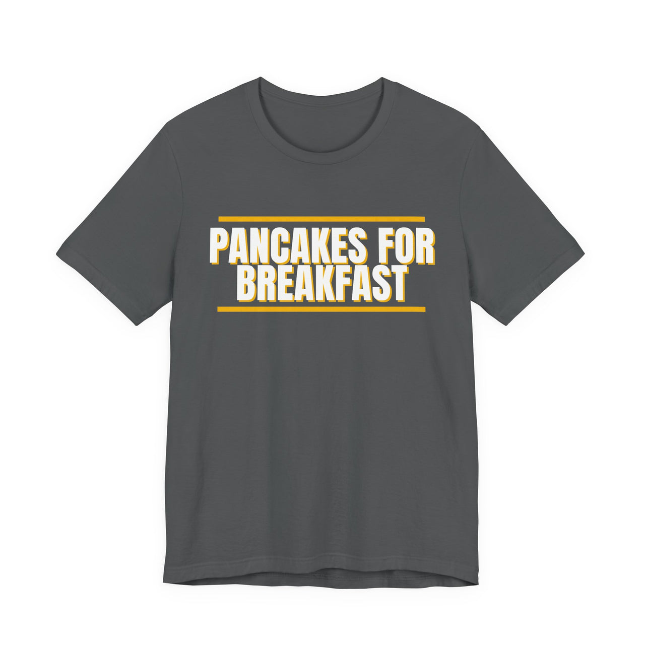 Pancakes For Breakfast — Football T-Shirt