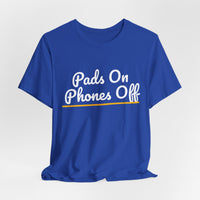 Thumbnail for Pads On Phones Off — Football T-Shirt