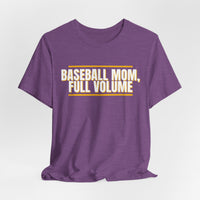 Thumbnail for Baseball Mom, Full Volume — Baseball T-Shirt