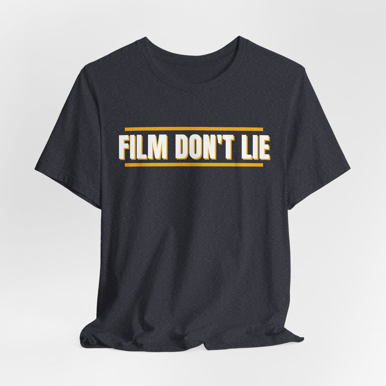 Film Don't Lie (Navy / Gold) — Football T-Shirt