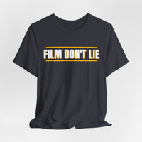 Thumbnail for Film Don't Lie (Navy / Gold) — Football T-Shirt