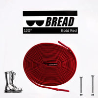 Thumbnail for Bread No-Tie Elastic Shoelaces – Bold Red