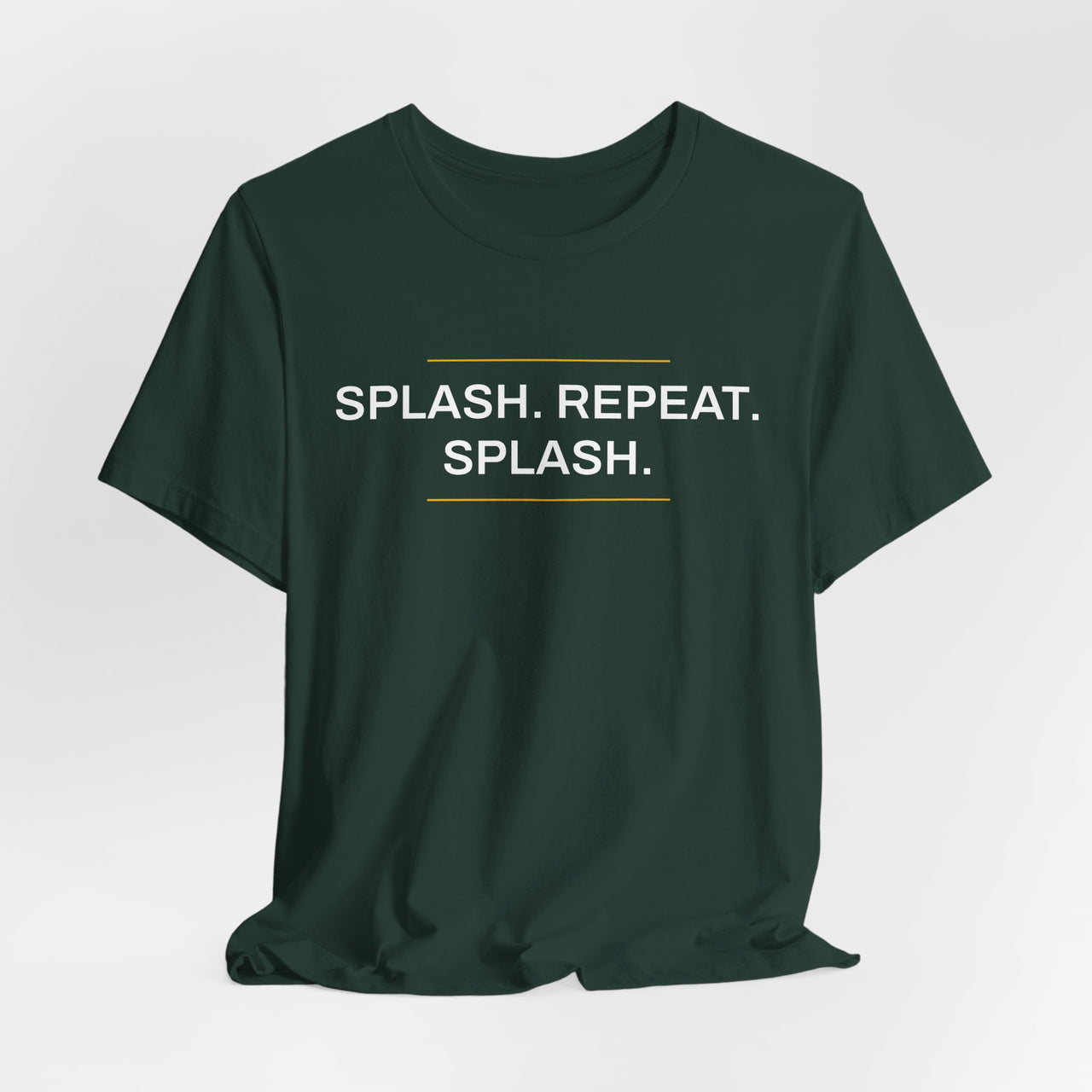 Splash. Repeat. Splash. — Basketball T-Shirt