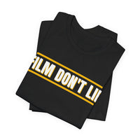 Thumbnail for Film Don't Lie (Navy / Gold) — Football T-Shirt