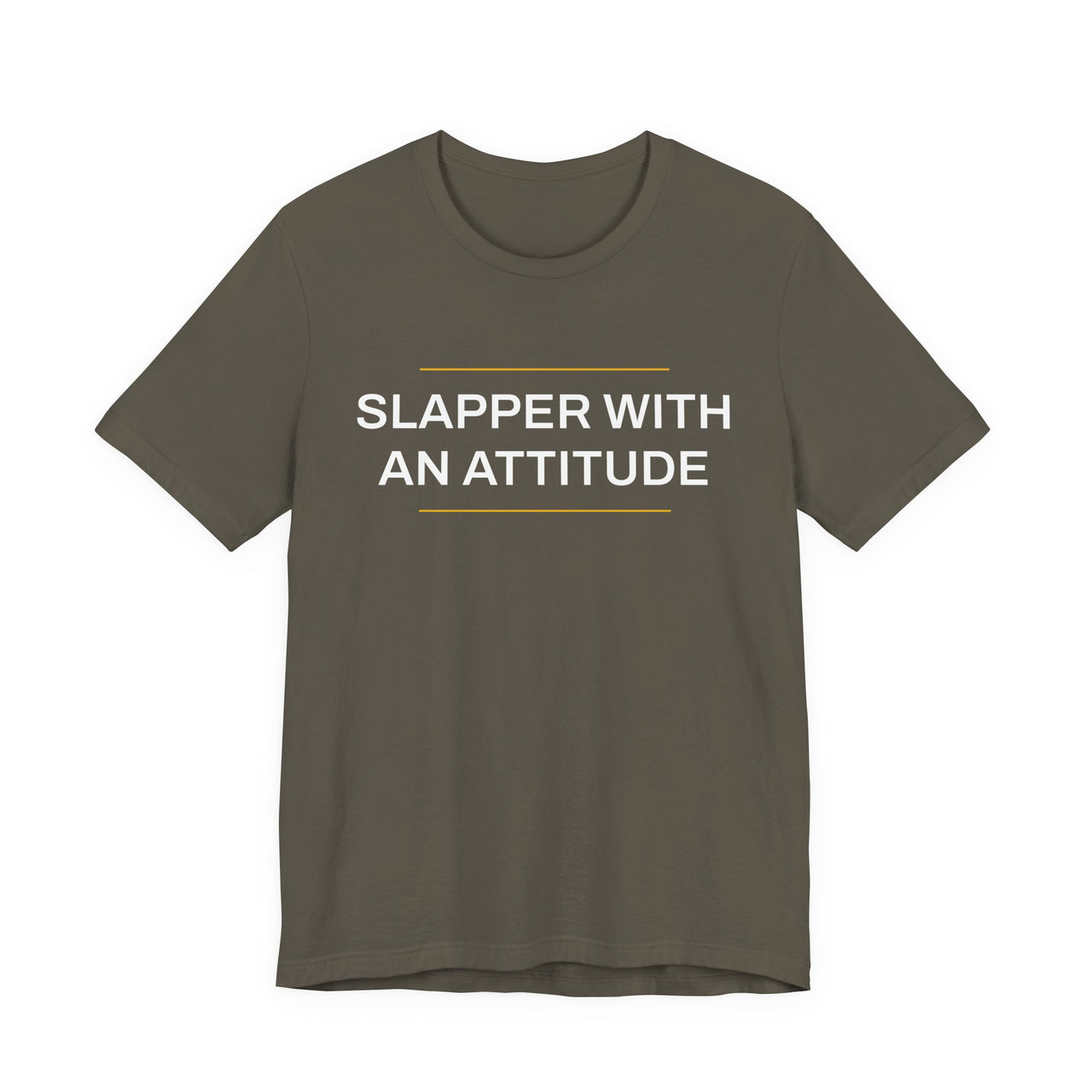 Slapper With An Attitude — Softball T-Shirt