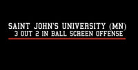 Thumbnail for 3 Out 2 In Ball Screen Offense- Saint John`s University (MN)