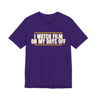 Thumbnail for I Watch Film On My Days Off — Basketball T-Shirt