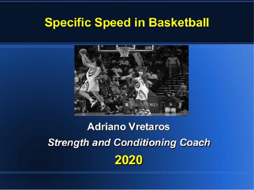 Specific Speed in Basketball ??