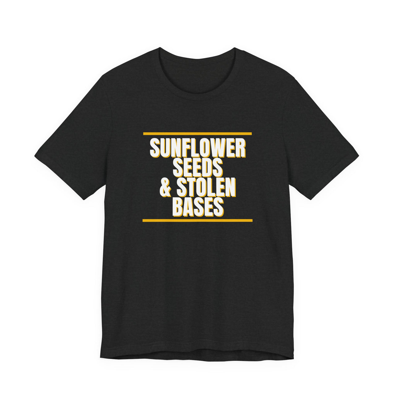 Sunflower Seeds & Stolen Bases — Baseball T-Shirt