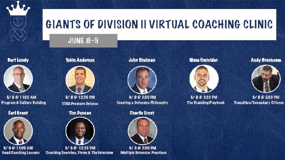 Giants of D2 Virtual Coaches Clinic