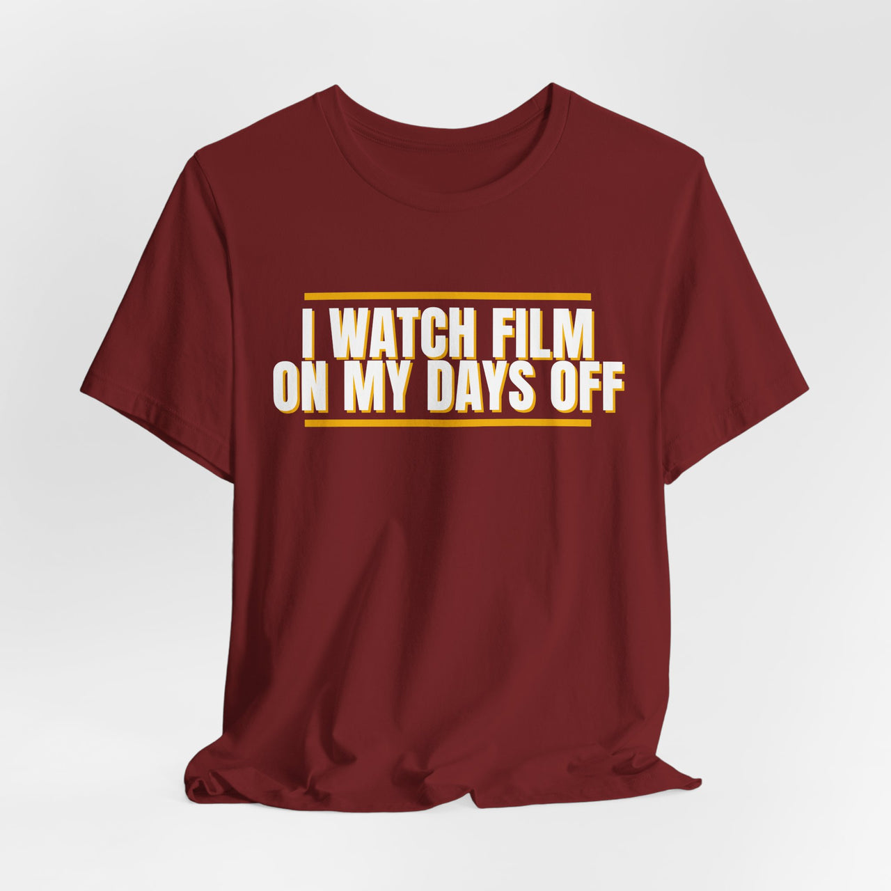 I Watch Film On My Days Off — Basketball T-Shirt