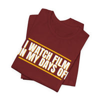 Thumbnail for I Watch Film On My Days Off — Basketball T-Shirt