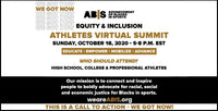 Thumbnail for ABIS Equity & Inclusion: Athletes Virtual Summit