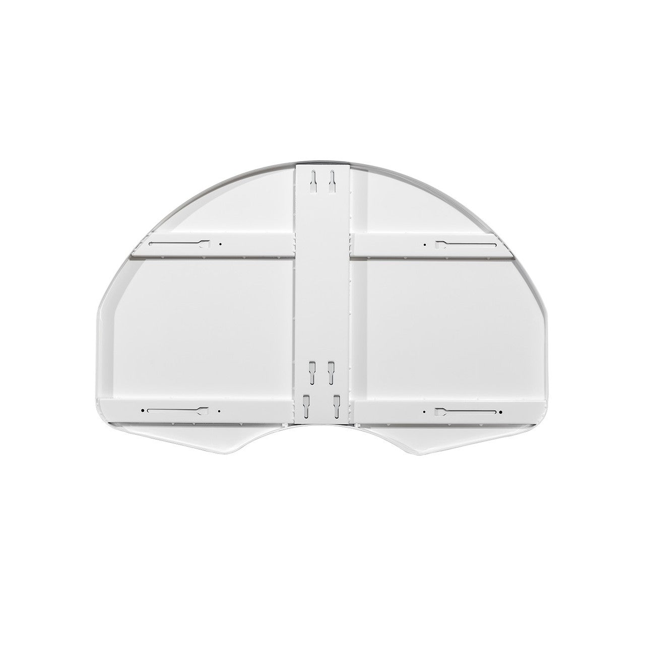 Steel basketball backboard rear view showing the mounting structure — 54"×35", model 1266B