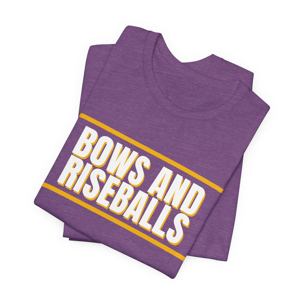Bows And Riseballs — Softball T-Shirt