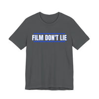 Thumbnail for Film Don't Lie (Royal / Gray) — Football T-Shirt