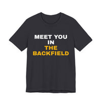 Thumbnail for Meet You In The Backfield — Football T-Shirt