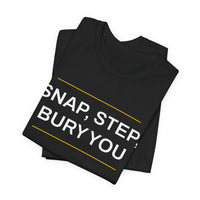 Thumbnail for Snap, Step, Bury You — Football T-Shirt