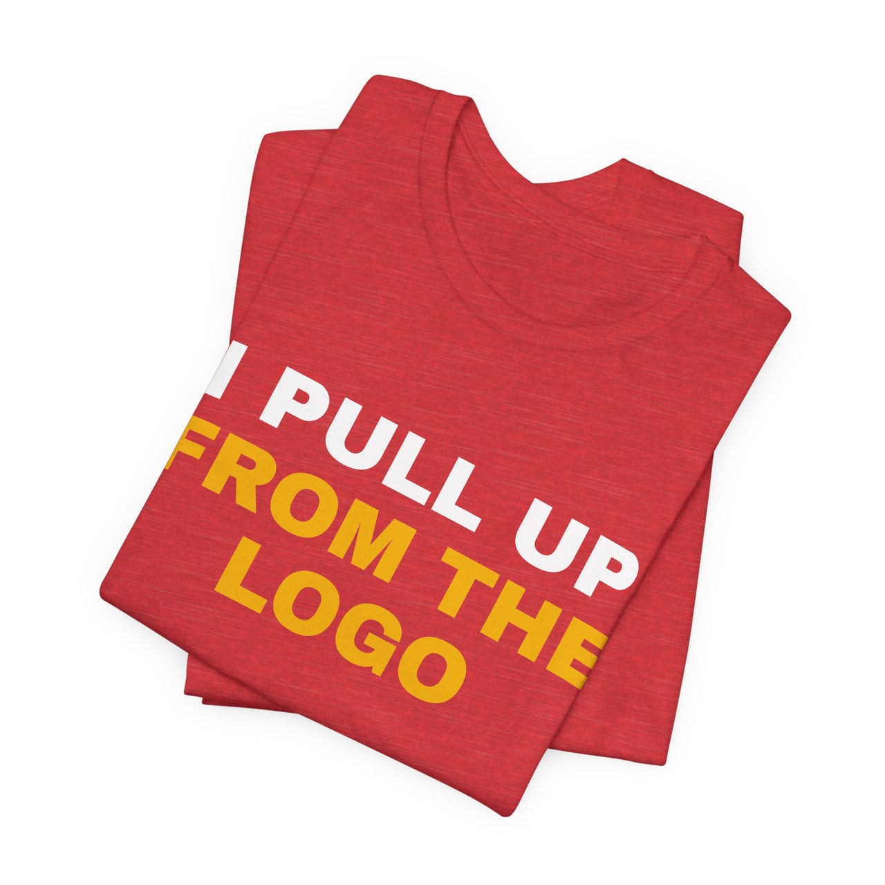 I Pull Up From The Logo — Basketball T-Shirt