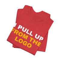 Thumbnail for I Pull Up From The Logo — Basketball T-Shirt