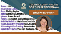 Thumbnail for Technology Hacks for your Program feat. Lindsay Leftwich
