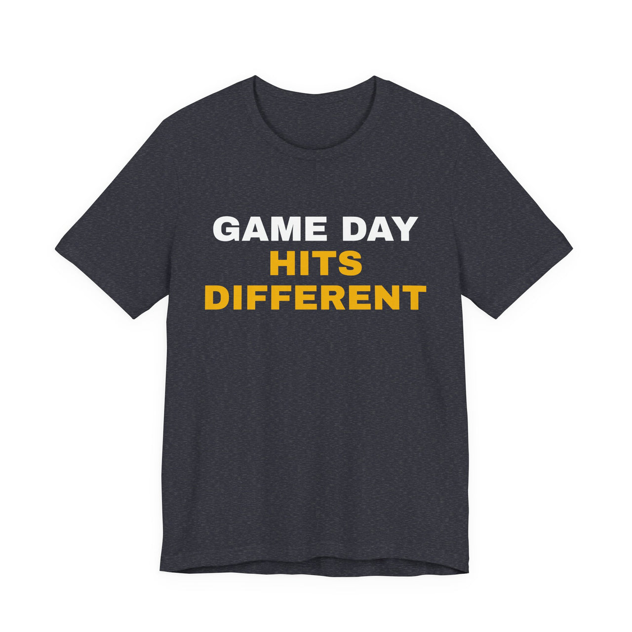 Game Day Hits Different — Football T-Shirt