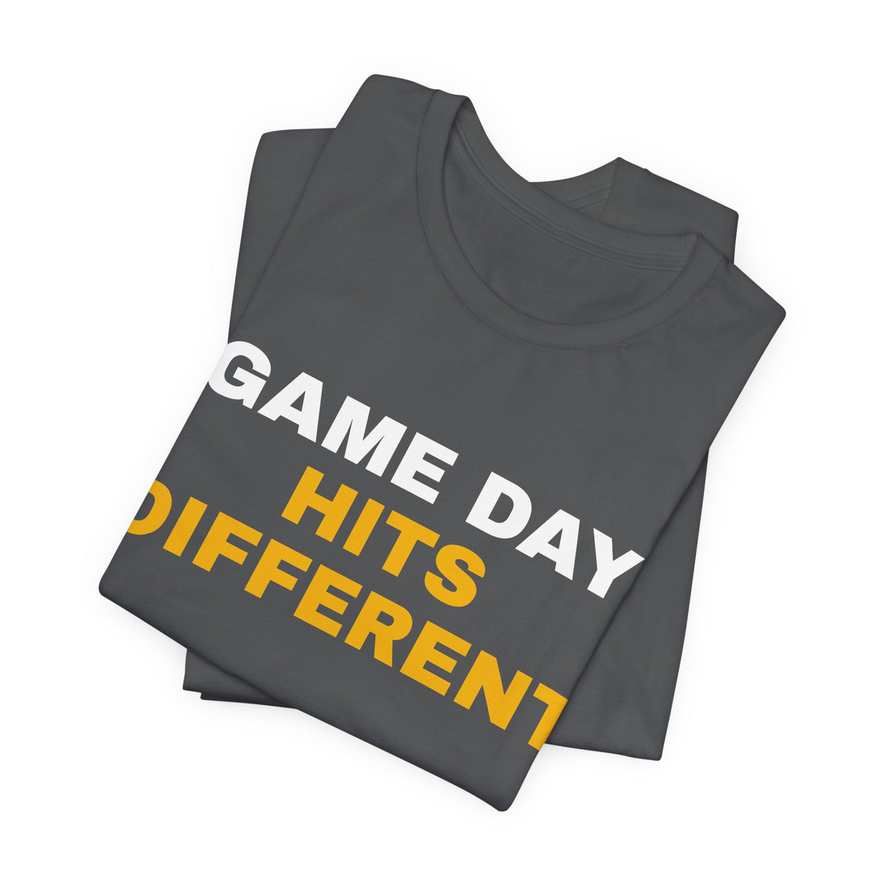 Game Day Hits Different — Football T-Shirt