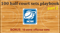 Thumbnail for 100 NCAA half court sets PART 2
