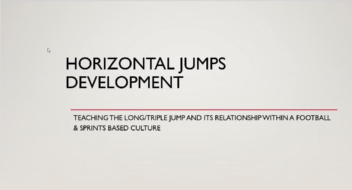 Horizontal Jumps Development - Justin Kinseth