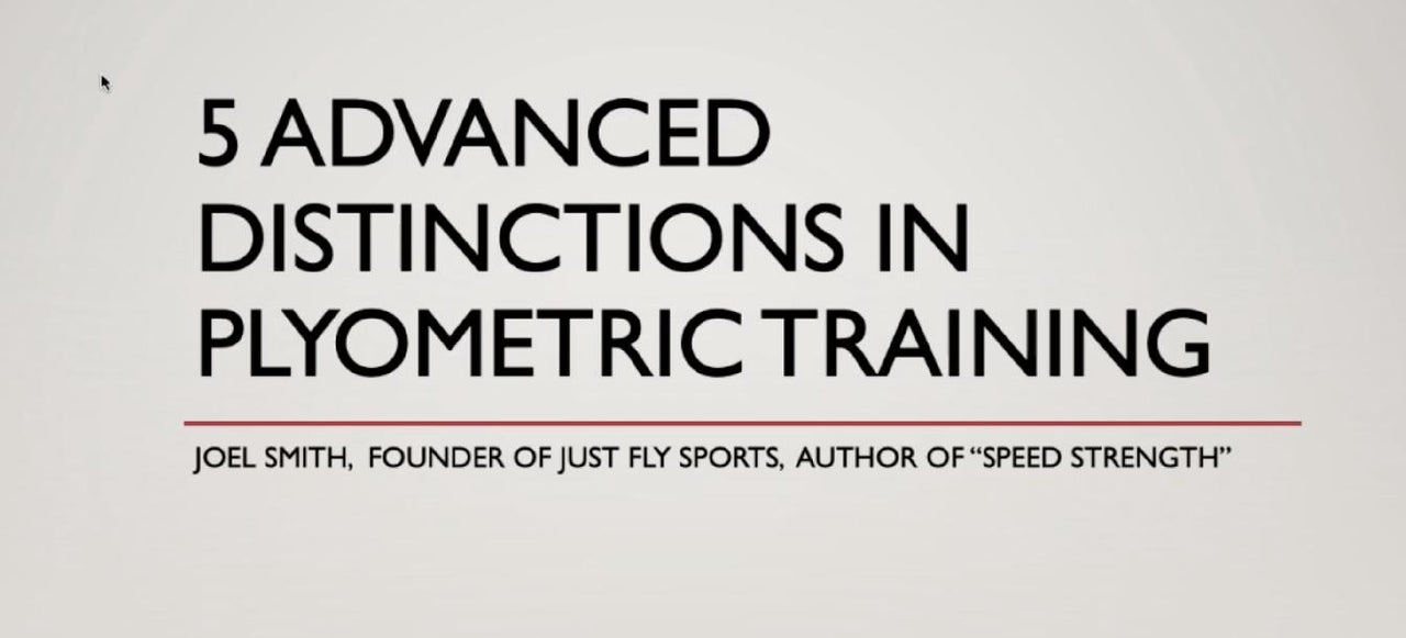 Plyometric Progressions - Joel Smith