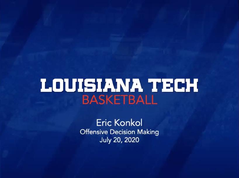 Eric Konkol - Offensive Decision Making