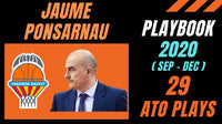 Thumbnail for 29 ATO plays by JAUME PONSARNAU in Valencia Basket (2020 Sep-Dec)