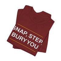 Thumbnail for Snap, Step, Bury You — Football T-Shirt