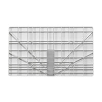 Thumbnail for Fiberglass basketball backboard rear view showing the mounting structure — 72