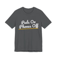 Thumbnail for Pads On Phones Off — Football T-Shirt