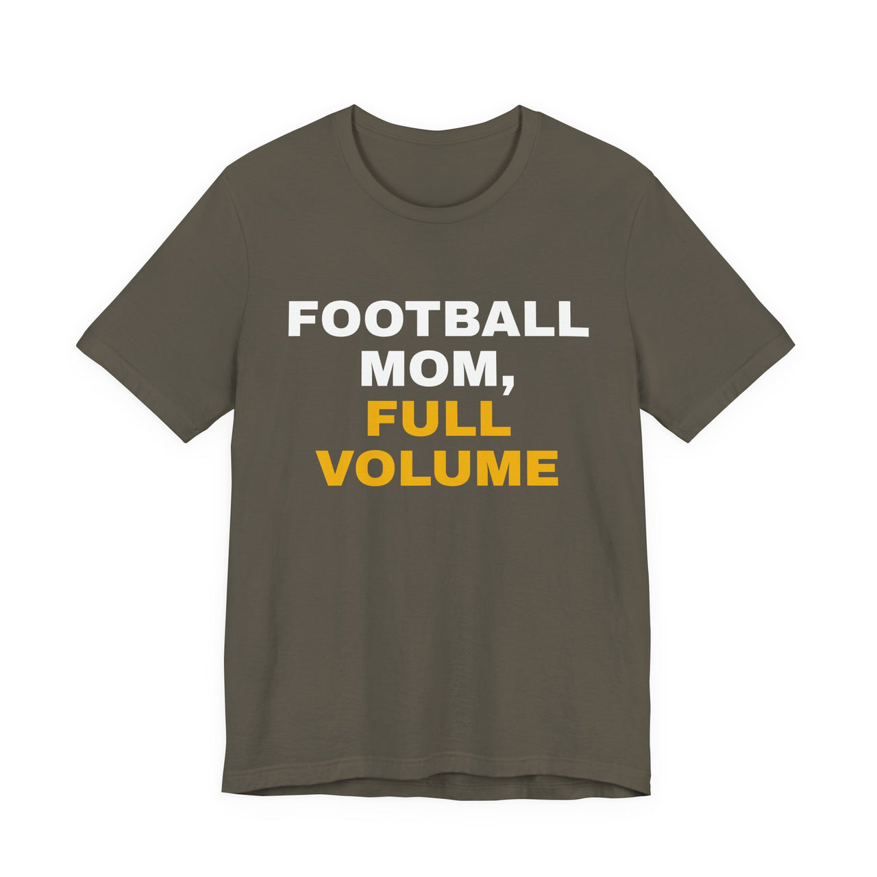 Football Mom, Full Volume — Football T-Shirt