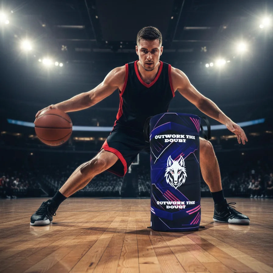 Hoopsking Custom Big Cone Pop Up Defender for Training and Events