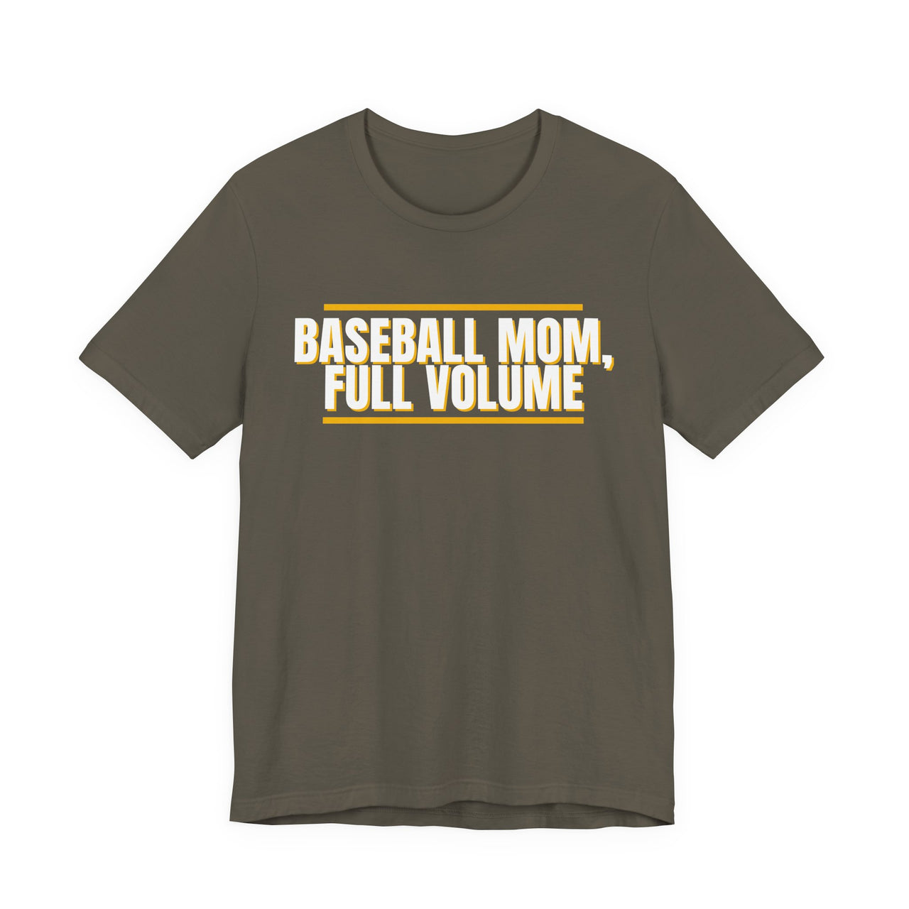 Baseball Mom, Full Volume — Baseball T-Shirt