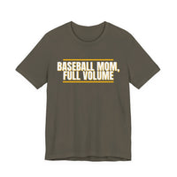 Thumbnail for Baseball Mom, Full Volume — Baseball T-Shirt